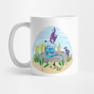 Sea Serpent Mermaid Mug